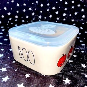 Rae Dunn Halloween Ceramic Bowl w/ Lid